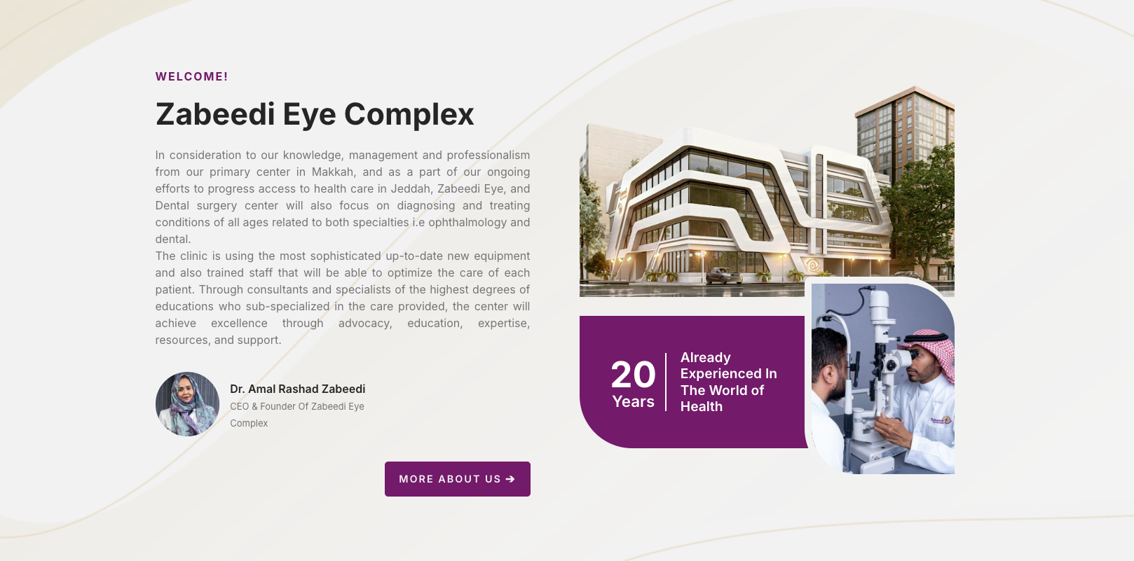 Zabeedi Eye Complex — Ophthalmology & Dental Surgery Center
